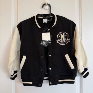 ZARA Wednesday Addams Varsity Jacket – Limited Edition Netflix Collab!